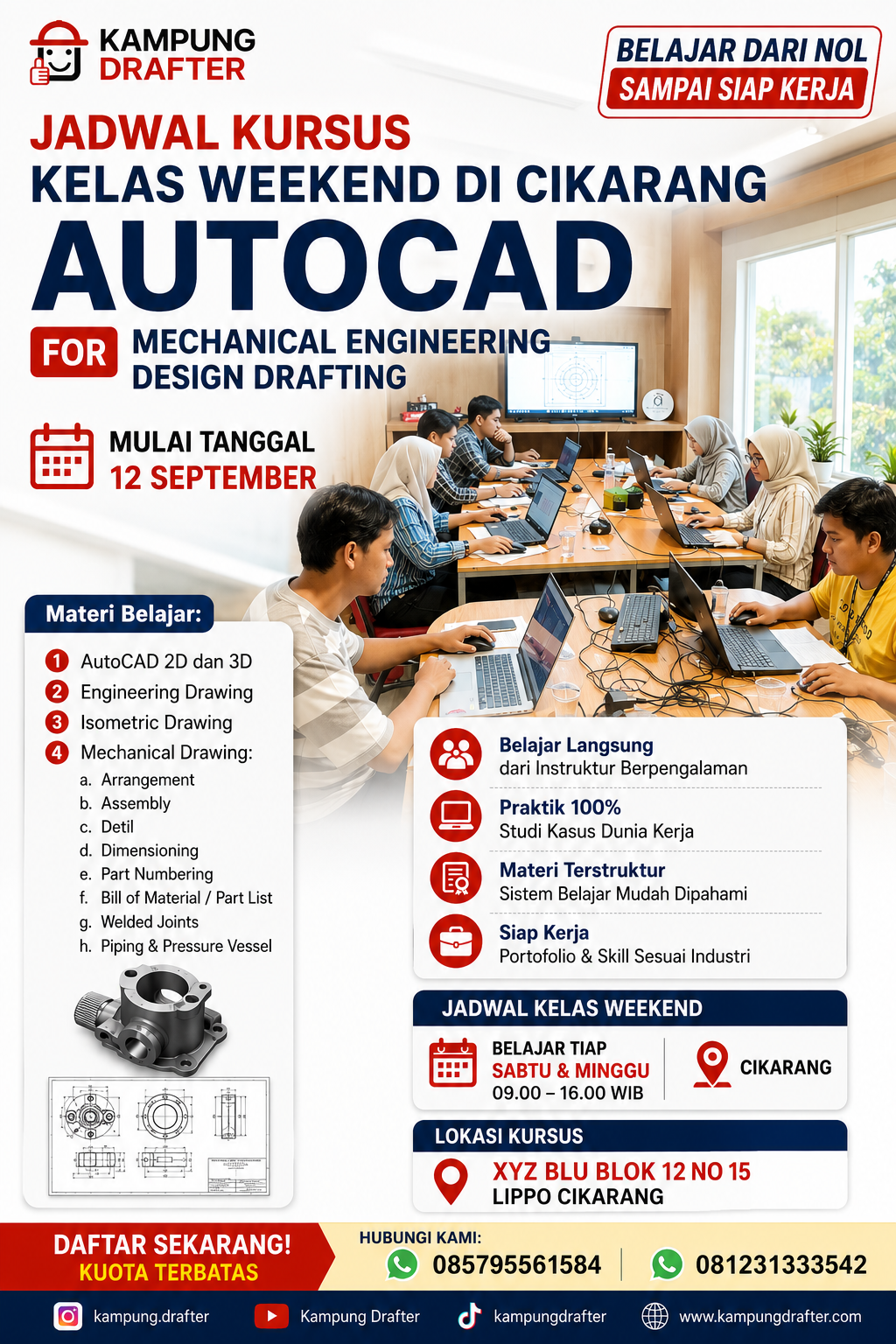 Kursus AutoCAD Bekasi